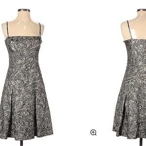 VALENTINO Roma Brocade Pleated cocktail dress
